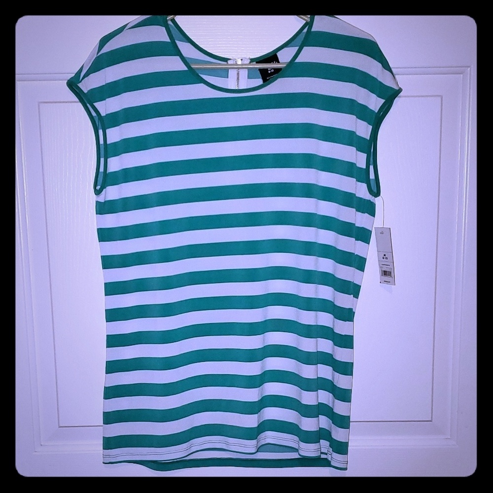 George Women's Zipper Back Stretch Jersey Shirt